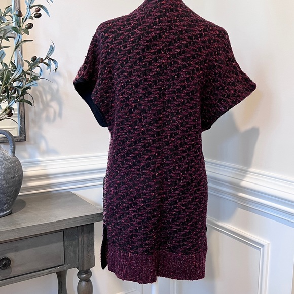 Anthropologie Curio Color Block Button /Snap Front Knit Cardigan S - Picture 3 of 13